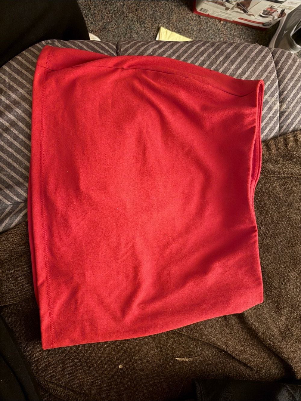 Red Stretch Mini Skirt - Women